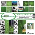 【スクラップブッキング ページキット 12インチ】12x12 reminisce - the soccer collection kit（サッカー TSOC-200）
