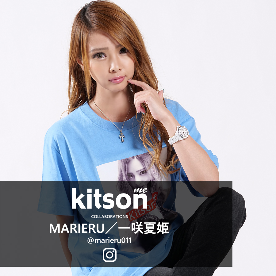 MARIERU／一咲夏姫 ×Kitson me  コラボ半袖Tシャツ