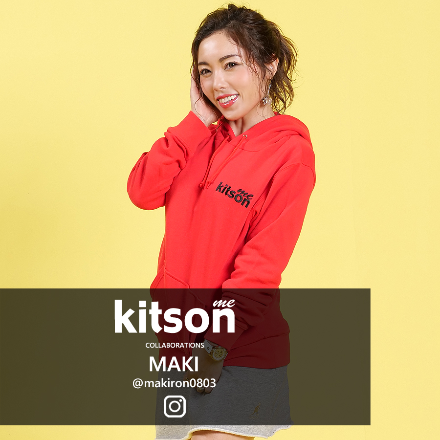 MAKI×Kitson me  コラボプルオーバーパーカー