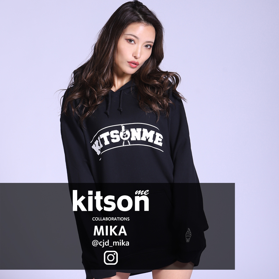 MIKA×Kitson me  コラボプルオーバーパーカー