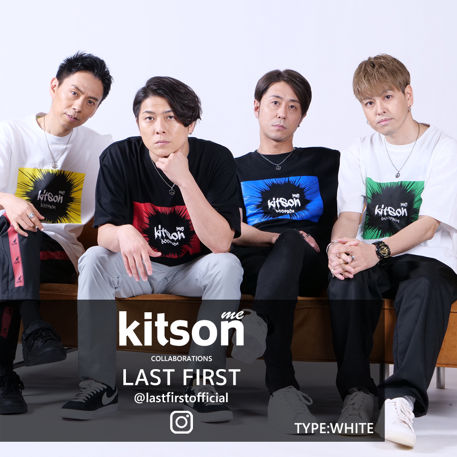LAST FIRST × Kitson me コラボ半袖Tシャツ TYPE：WHITE