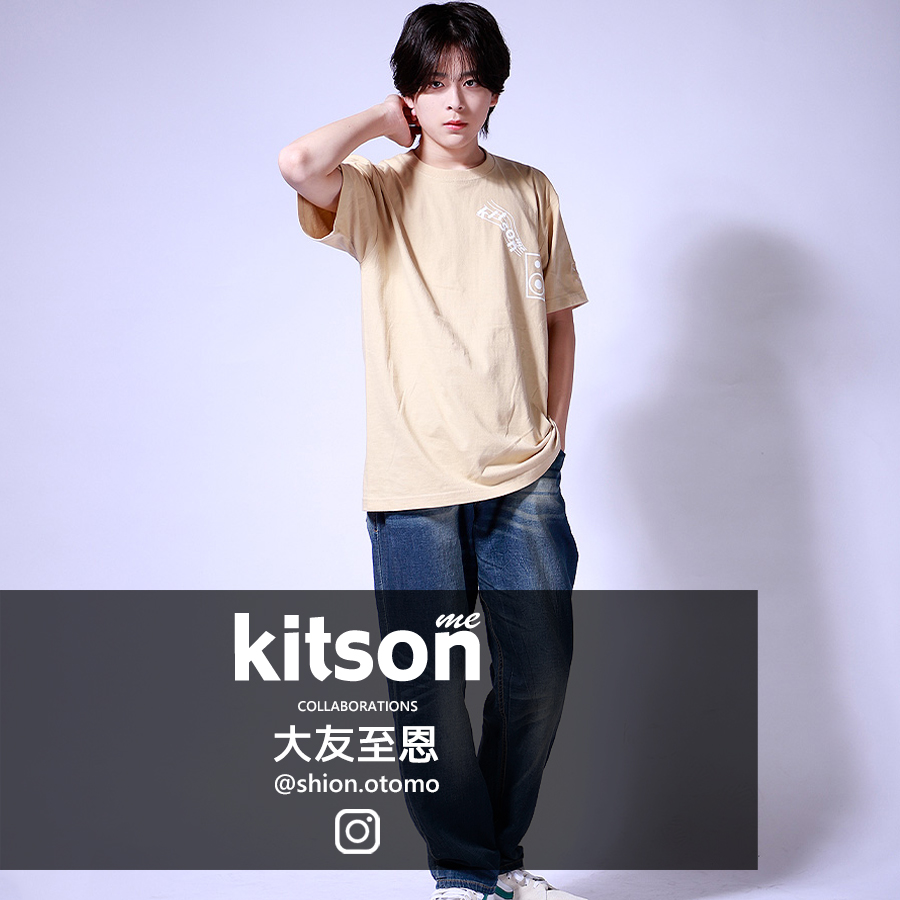 大友至恩 × Kitson me  コラボ半袖Tシャツ