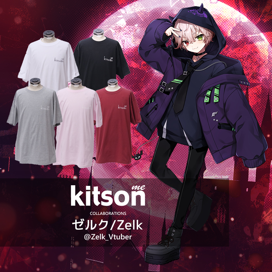 ゼルク/Zelk × Kitson me コラボ半袖Tシャツ