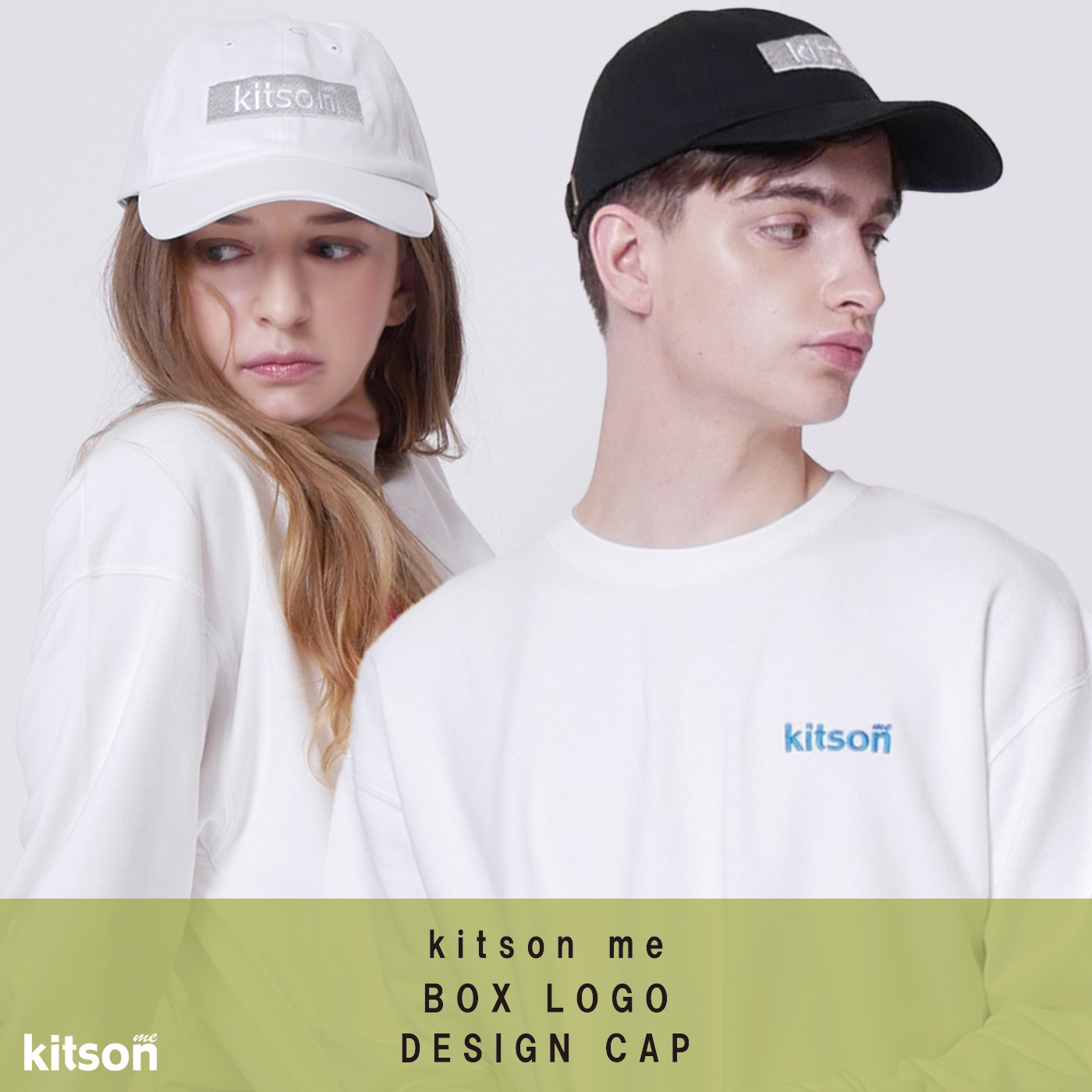 kitson me　ボックスロゴキャップ◆