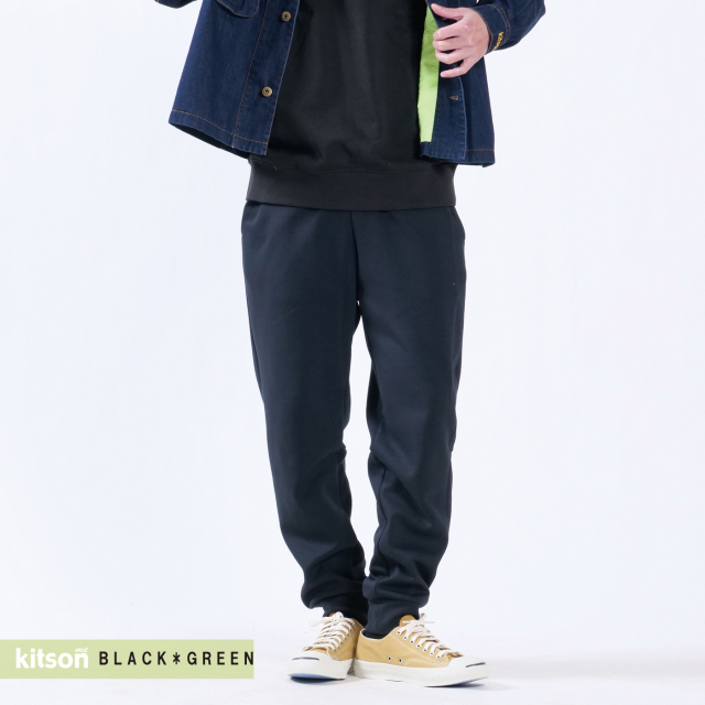 kitson me ロゴ刺繍ジョガーパンツ