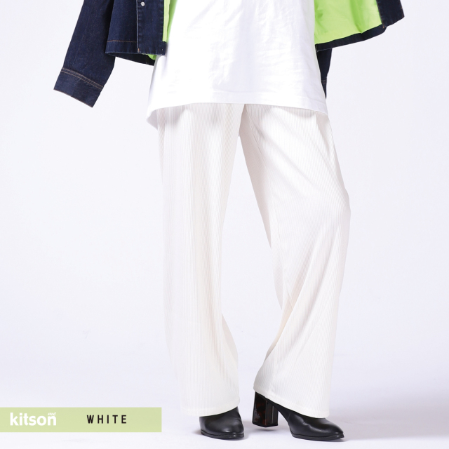 kitson me イージーワイドパンツ