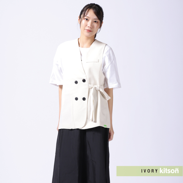 kitson me ノーカラー テーラードジレ