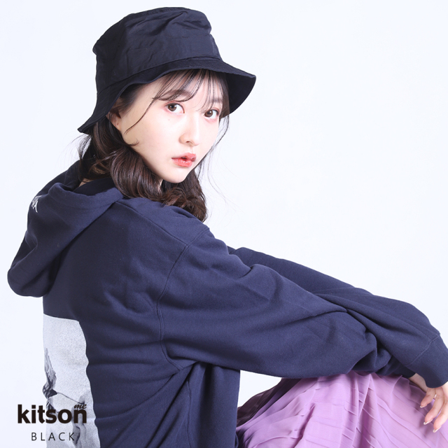 もも。Matin Kin ニットバケットハット 黒 新品未使用 可愛い MATIN KIM ニットバケットハット - メルカリ