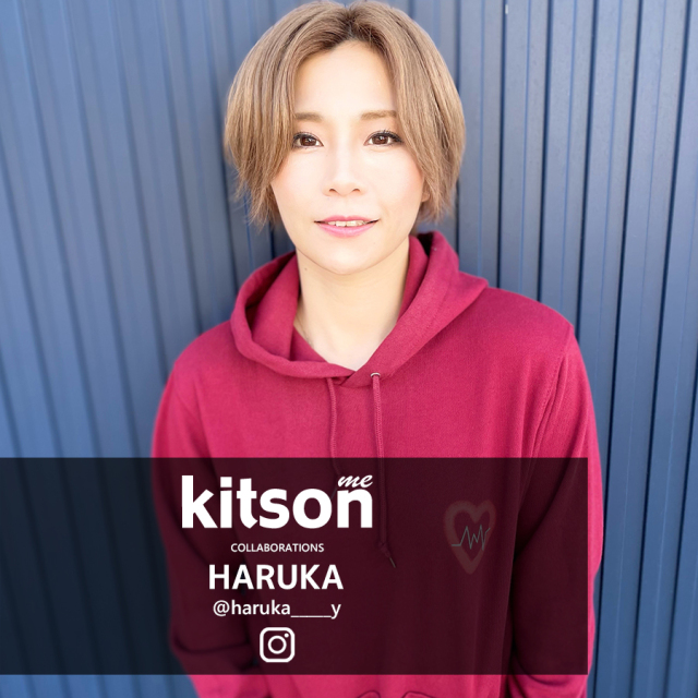 HARUKA×Kitson me  コラボプルオーバーパーカー