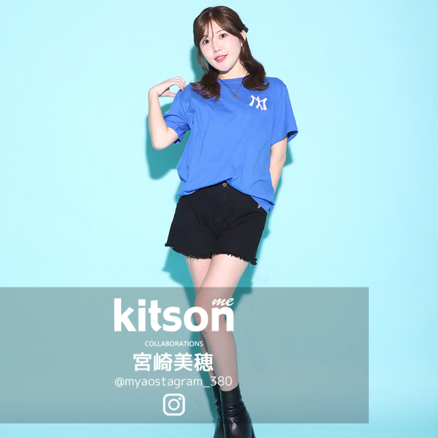 宮崎美穂  × Kitson me  コラボ半袖Tシャツ