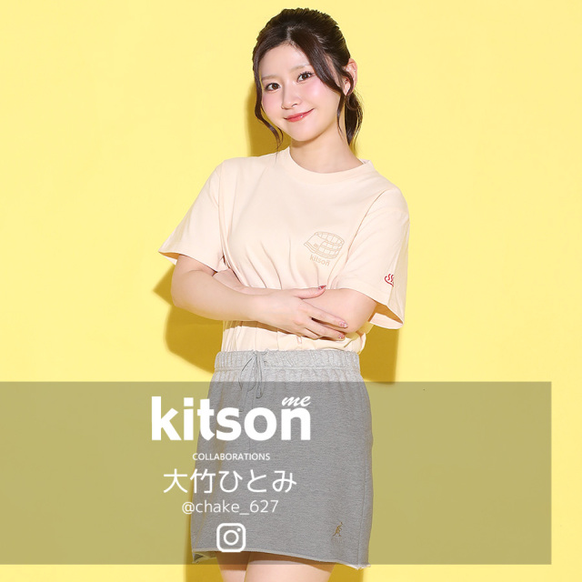 大竹ひとみ × Kitson me コラボ半袖Tシャツ　第3弾