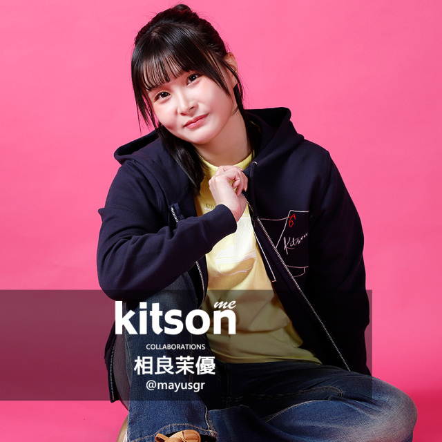 ExWHYZ maho × Kitson me コラボボアハーフZIPパーカー ExWHYZ maho × Kitson me コラボボアハーフZIPパーカー maho × Kitson