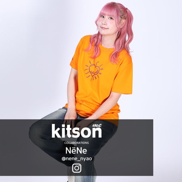 NёNe × Kitson me コラボ半袖Tシャツ