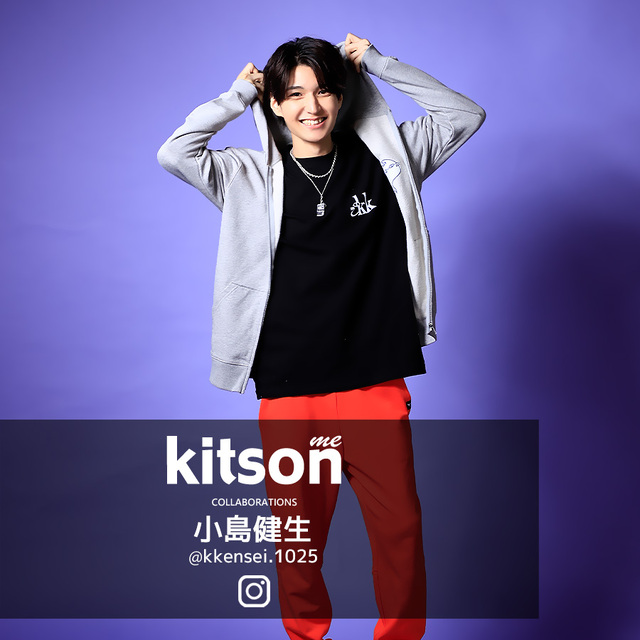 小島健生 × Kitson me コラボZIPパーカー