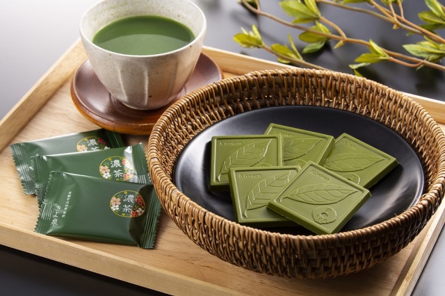 宇治抹茶チョコレート【濃茶】40枚入り/宇治茶・抹茶・抹茶菓子