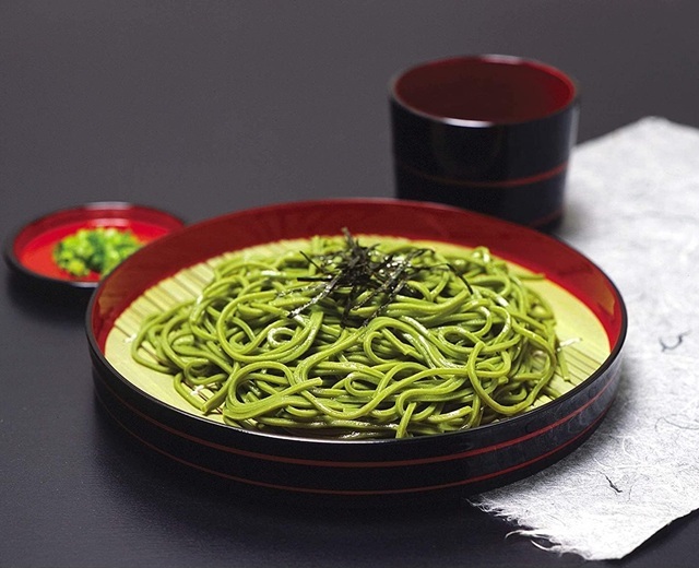 宇治抹茶そば 3袋入り/6人前分 【無着色・国産小麦粉、そば粉使用