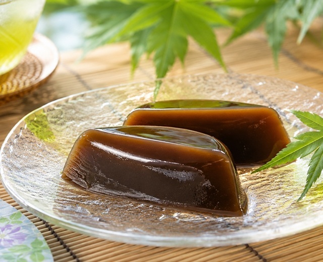 風呂敷包み】京都宇治のくずもちセット 【こだわり8】/宇治茶・抹茶