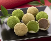 抹茶トリュフ ほうじ茶トリュフ