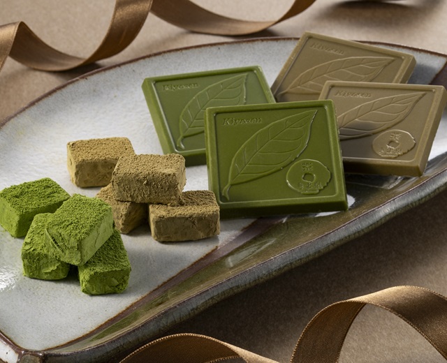 抹茶、ほうじ茶チョコレート