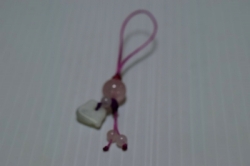 手作り　ストラップ　待子