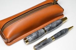 糸魚川産　高級ボ-ルペン 、万年筆