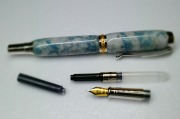 糸魚川産　高級万年筆兼用ボールペン