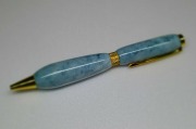 糸魚川産　青ヒスイ　高級ボ-ルペン