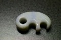 糸魚川産翡翠　勾玉(獣型)　33mm