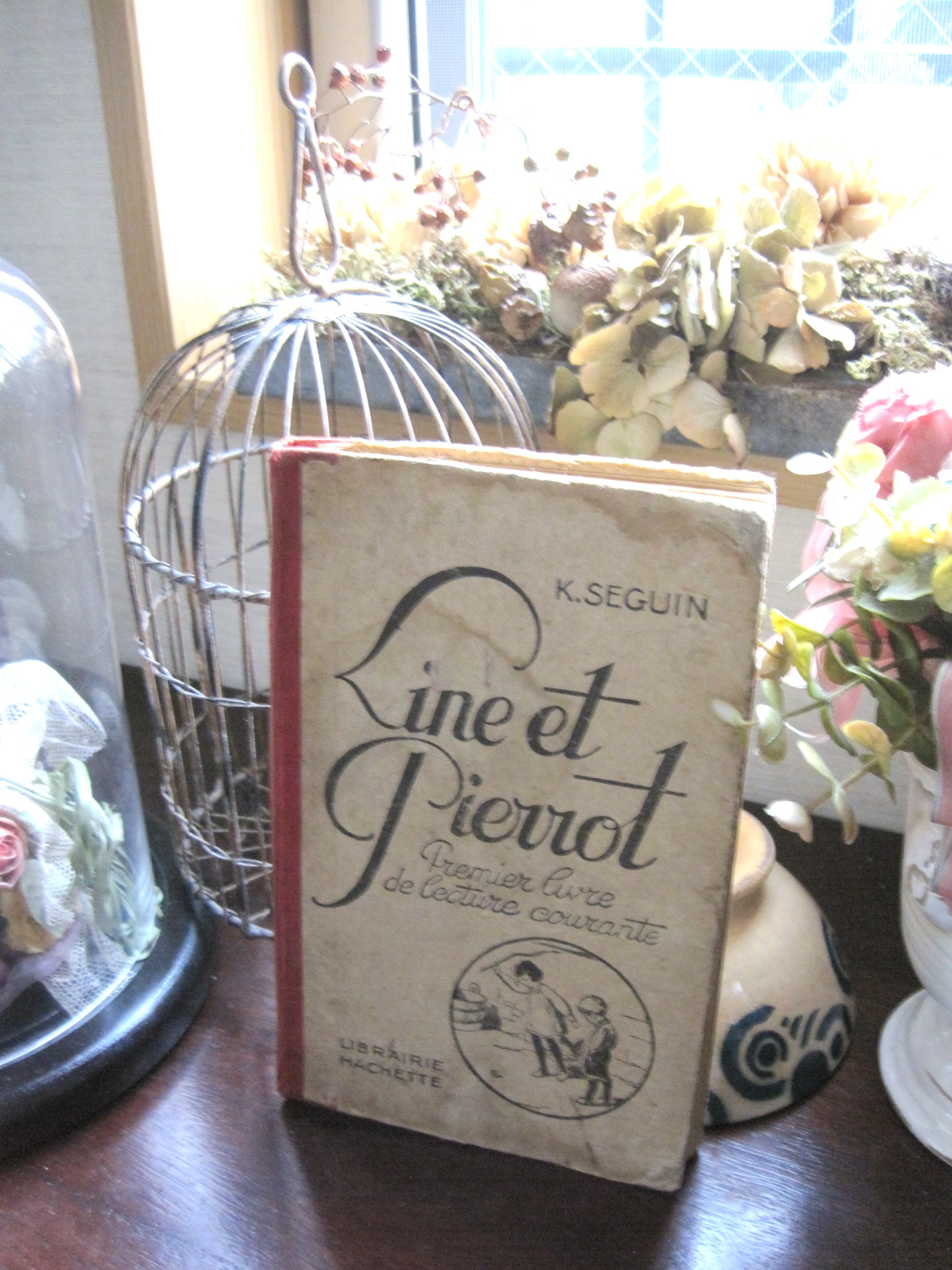 フランスアンティーク　古書　Ｌｉｎｅ　ｅｔ　ｐierrot １９２６年