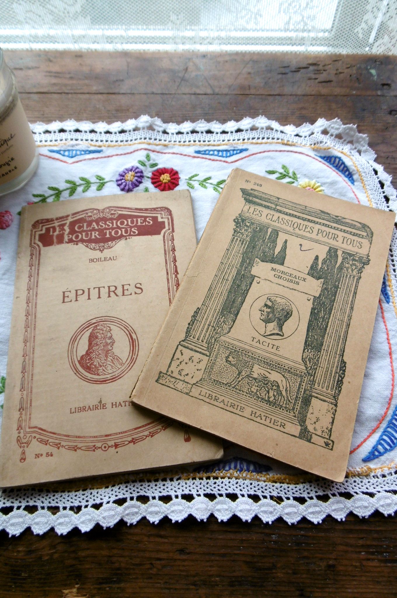 フランスアンティーク　古書　フルセット フランスアンティーク,1930年代,古書,2冊セット,セピア色,クラシック