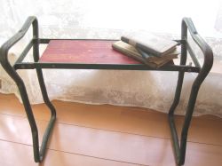 イギリスアンティーク　インダストリアルスツール　アイアン＆ウッド