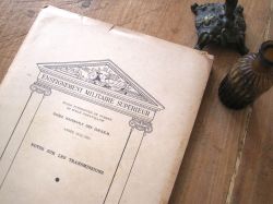 フランスアンティーク　ENSEGNEMENT MILITAIRE SUPERIEUR　陸軍学校テキスト　１９５４年