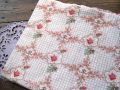 フランスアンティーク　花柄ファブリック
