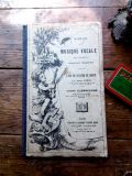 フランスアンティーク　小学校音楽テキストＭＵＳＩＱＵＥ　ＶＯＣＡＬＥ　１９２１年