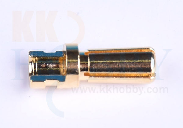 【先割れタイプ】 3.5mmゴールドコネクター（オス）