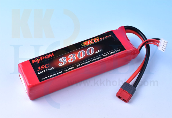 リポバッテリー KYPOM K6 14.8V 3300mA 35C-70C