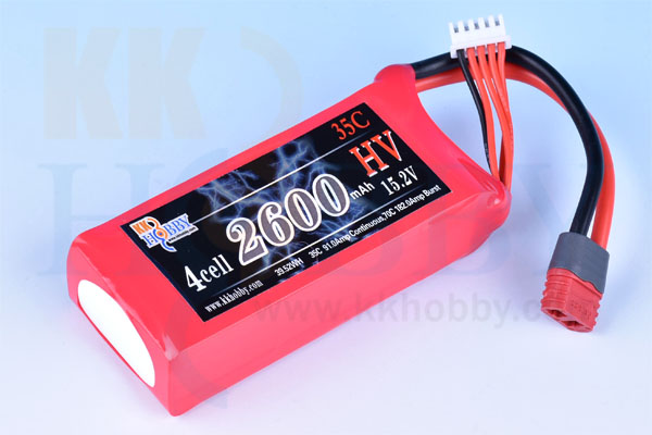 ハイボルテージ KKHOBBY 15.2V 2600mA 35C-70C