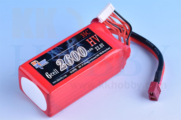 ハイボルテージ KKHOBBY 22.8V 2600mA 35C-70C