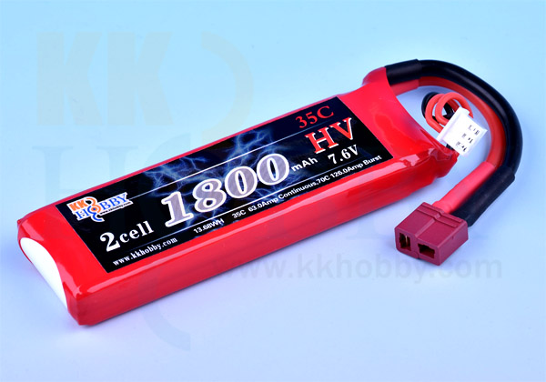 ハイボルテージ KKHOBBY 7.6V 1800mA 35C-70C