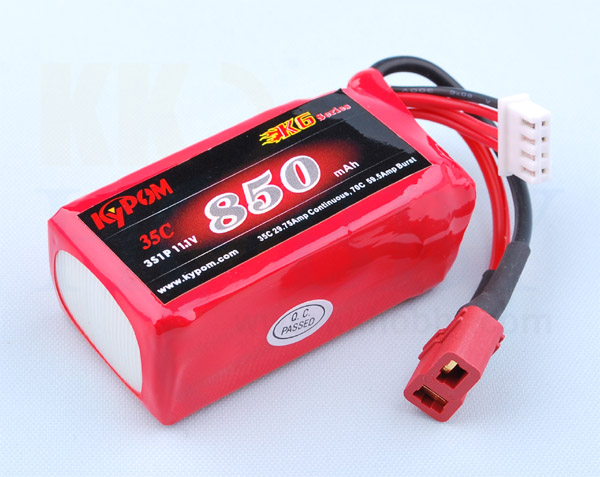 KK HOBBY】 バランス充電端子付 リポバッテリー KYPOM K6 11.1V