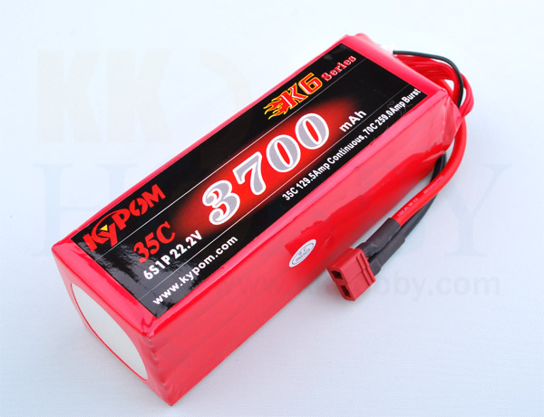 リポバッテリー KYPOM K6 22.2V 3700mA 35C-70C