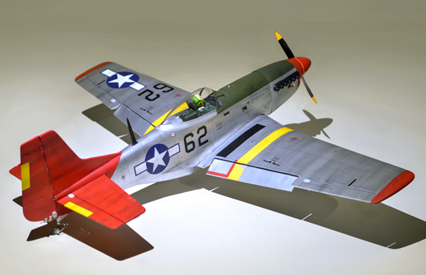 P51 MUSTANG　GP/EP  .46～.55 V2（電動リトラクトセット付）