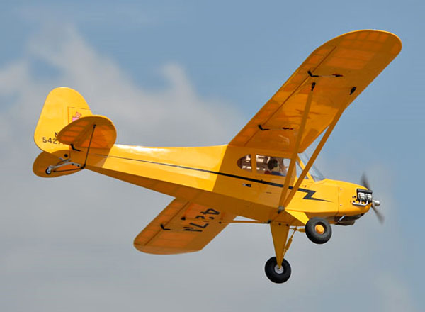 京商 PIPER J3 CUB(パイパー J3 カブ) 【ARF】RC飛行機 KK HOBBY 】 PIPER J3 CUB GP/EP 120/20cc PHOENIX MODEL フェニックス