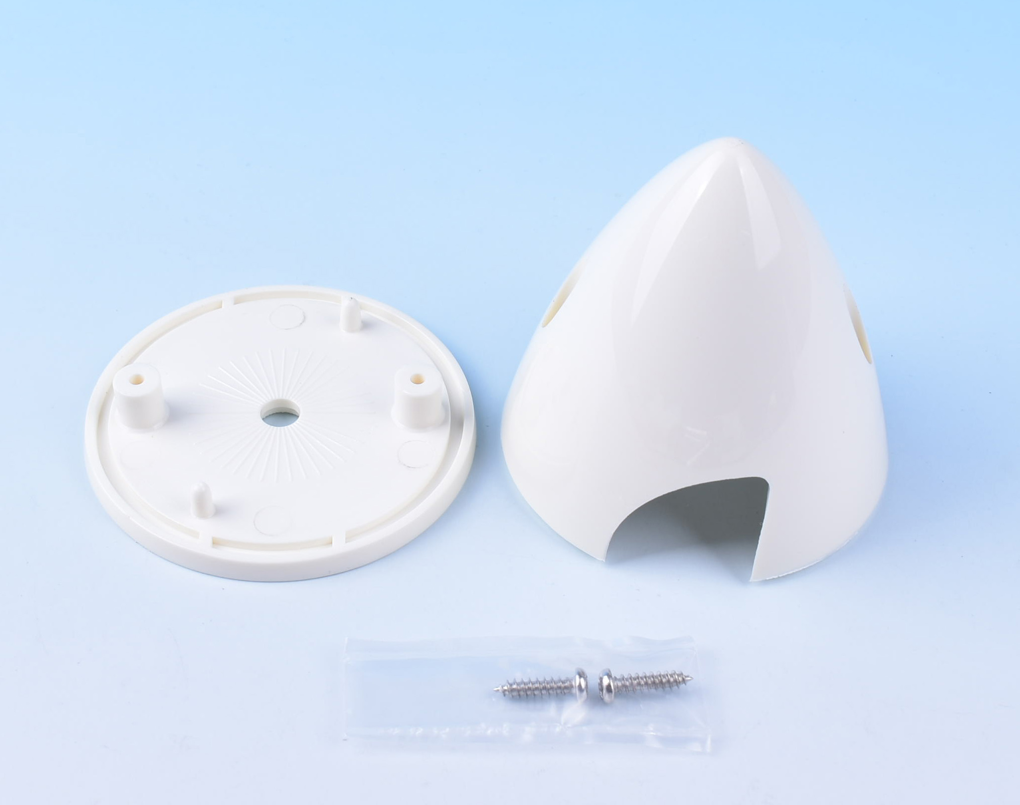 【特価品】プラスチックスピナー（直径63mm） アイボリー  /31A8A