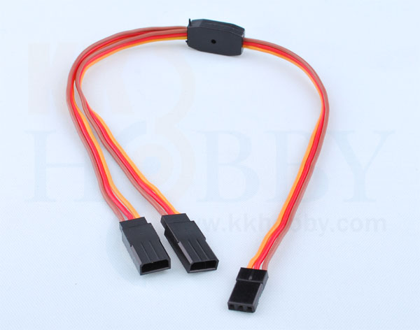 大電流用Ｙ字ストレートコード 30cm （ツメなし）