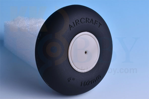プラスチックハブバルーンタイヤ 4インチ（102mm）