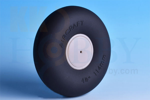 プラスチックハブバルーンタイヤ 4.5インチ（114mm）