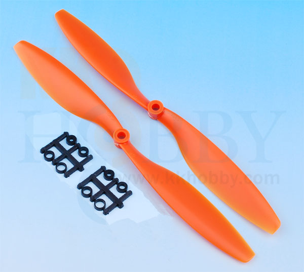 GENFAN　プロペラ9047（正・逆ピッチセット）：オレンジ