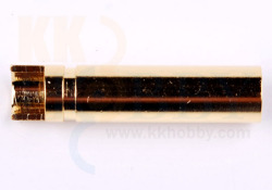 【先割れタイプ】 4mmゴールドコネクター（メス）