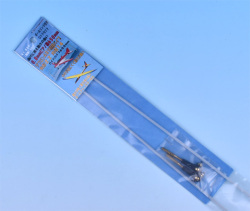 KK HOBBY 】 カシオペア ボールリンク付きロッドセット0.8mmピアノ線